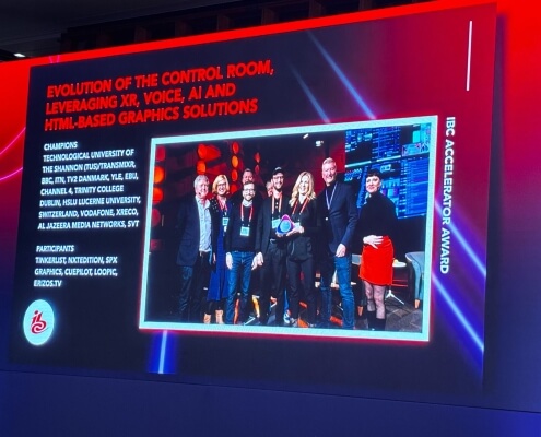 Slide from IBC Innovation Award Ceremony 2025