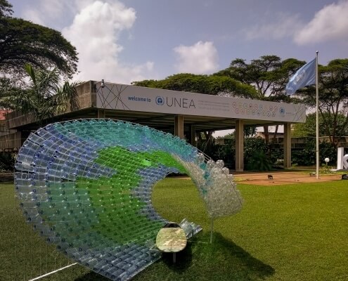 Photo of UNEP Headquarters Entrance